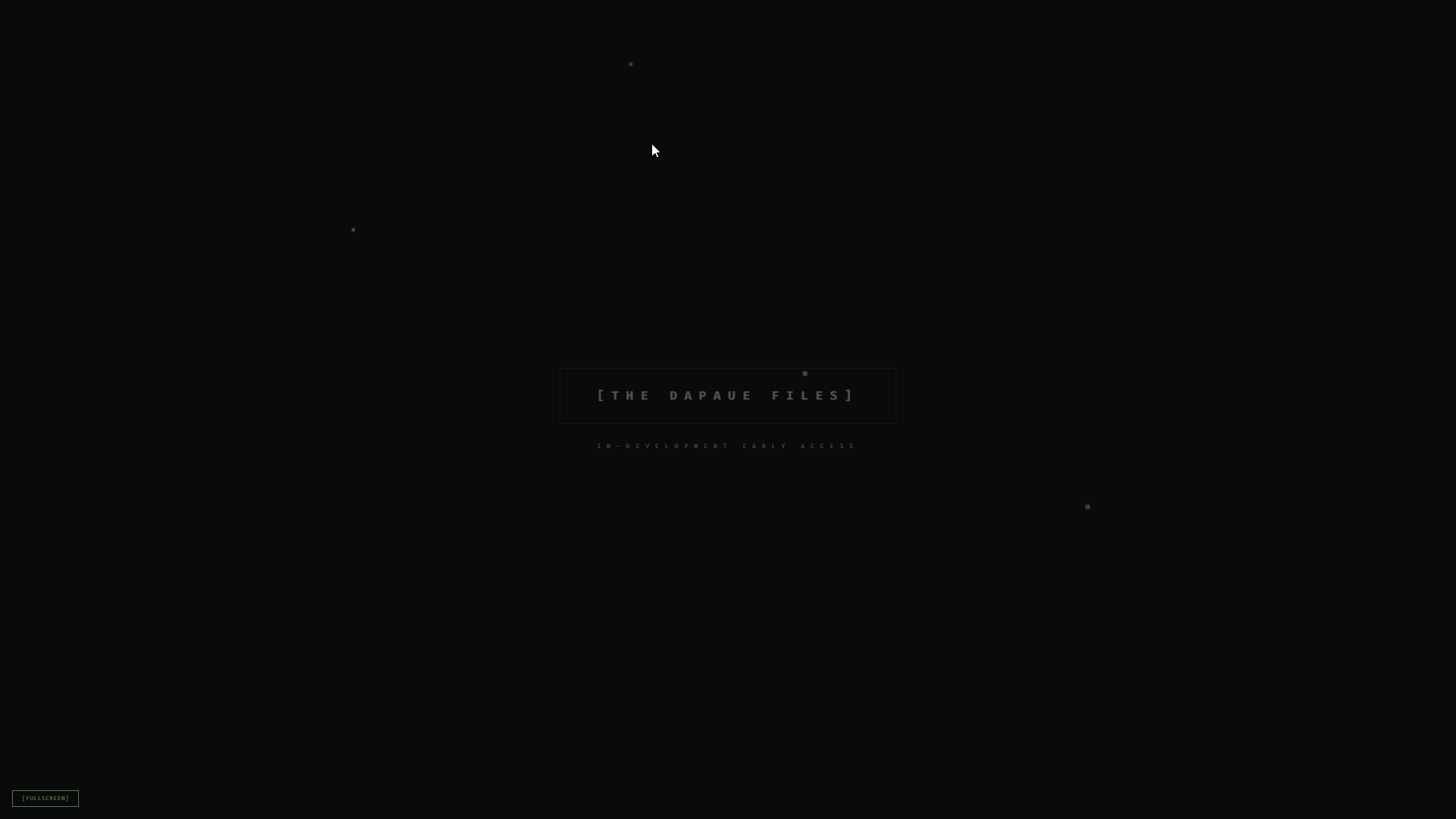 Dev Entry: 01// DAPAUE_OS